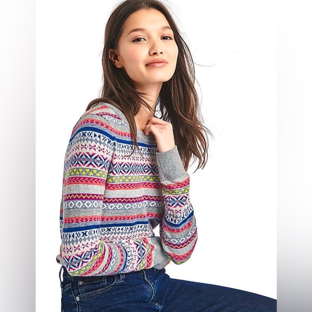 Colorful Patterned Sweater